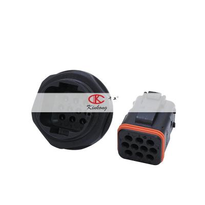 China Automotive Male And Female CTB Wiring 10 Way Waterproof Automotive Electrical Connector 132010-000 / 132010-001 for sale