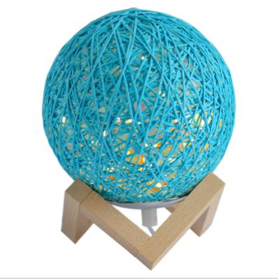 China Wholesale Light On-Off Christmas Frame Rattan Wooden Balls For Table Decor Hot White Pink/Blue/New Purple Christmas 2022 Decorations for sale