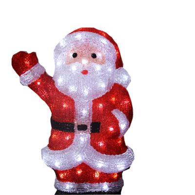 China RGB light led Santa for home decorative LED Christmas lights 2021 ip65 unique led outdoor string lights new products for sale