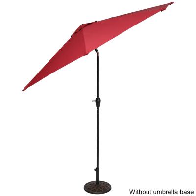 China Modern High Quality Outdoor Furniture Living Room Table Umbrella Wine Red Patio Umbrellas for sale