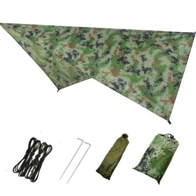 China 210T Polyester Silver-coated Rainproof Fabric The Newest Lightweight Shading Waterproof Outdoor Camping Hammock Tent Fabric for sale