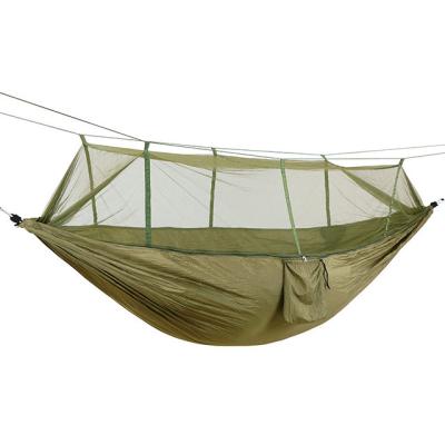 China Adult Outdoor Survival Folding Tree Tent Swing Insect Net Covered Hammock For Camping for sale