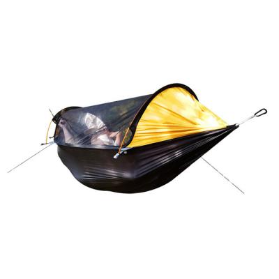 China Adult Mosquito Trap Cover Best Rainproof Backpacking Hammock With Mosquito Net And Rain Fly for sale