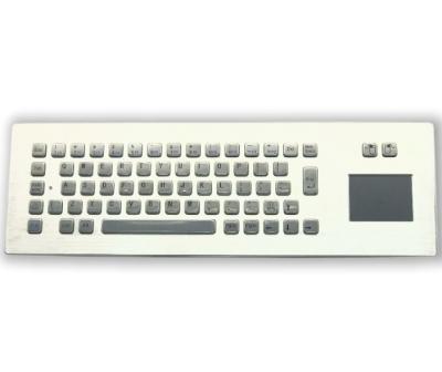 Chine Clavier industriel argenté avec pavé tactile pour MS Windows MacOS Unix Linux ArmOS Android à vendre