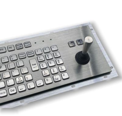 China Ip65 /IK07 Teclado industrial de acero inoxidable a prueba de agua y polvo con 8 direcciones de funcionamiento en venta