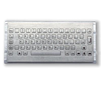 China SUS 304 Industrial PC Keyboard Waterproof Dustproof Stainless Steel Keyboard for sale