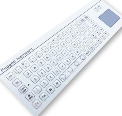 China IP67 de superficie teclado de membrana industrial que integra el touchpad de una pieza de membrana mate en la parte superior del panel frontal montado a -40 ° C en venta