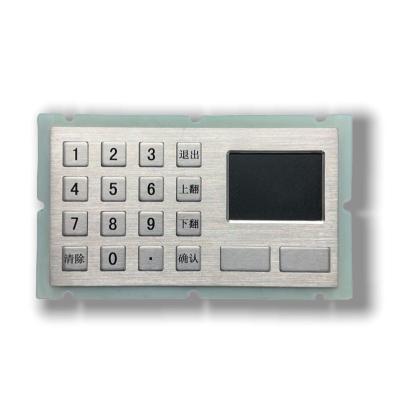 China IP65/IK07 Waterproof/Dustproof Industrial Stainless steel Keypad integrate with TouchPad USB interface Te koop