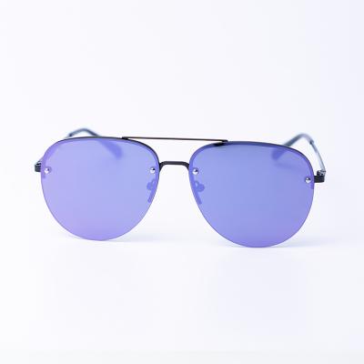 China 2022 Wholesale Pilot 2022 Women Man Big Unisex Metal Frame Mirrored Sunglasses Anti-UV Shape Sun Glass Luxury Sun Glasses for sale