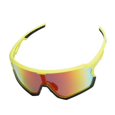 China Oversized Quality Anti UV400 Mens Outdoor Sport Sunglasses Branded Sunglasses Customized Logo Printing Sunglasses For Wholesale for sale