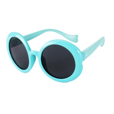 China Children's Sunglasses UV Protection Shades 2022 Trendy Children's Sunglasses Fashion Punk Silicone Polarized Male And Female Baby for sale