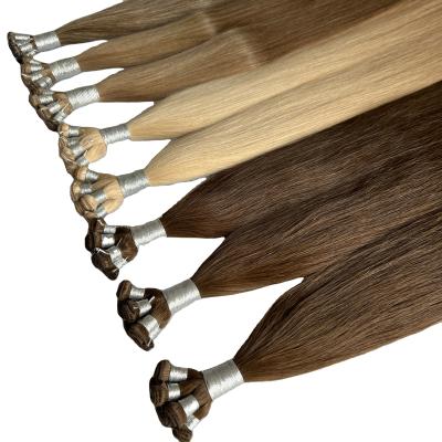 China Straight Most Popular Cuticle Genius Hair Intact Seamless Weft Extension 2022 Virgin Remy Genius Hair Weft New New for sale