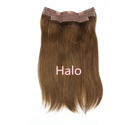 China 2022 Best Quality New Straight Russian Halo Hair 2022 Russian Remy New Weft Hair Genius Seamless Extension Weft Weft halo for sale