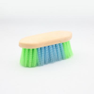 China portable horse brush with colored bristle for cleaning the horse for sale