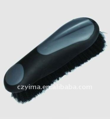 China Large Size PP+TPR Horse Grooming Rubber Brush For Cleaning for sale