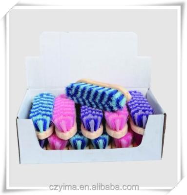 China Stylish Horse 12 Pcs Plastic Horse Brush In Display Box /assorted color for sale