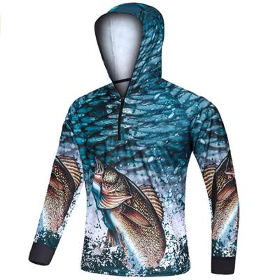 China 2022 Camouflage Color Fishing Hoodie High Quality Custom Simple Shirt Men's Breathable Sports Hoodie for sale