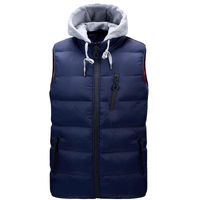 China Wholesale Winter Comfortable Sleeveless Stripper Cotton Winter Anti-wrinkle Fashion Hooded Jacket for sale