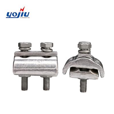 China For bare overhead aluminum conductors. One Electrical Fit High Quality Aluminum Bolt PG Flange / Parallel Groove Clamp / pg Flange for sale