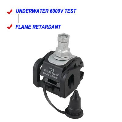 China Power YJ Series Time and UV Resistant Fiberglass Reinforced Polymer Underwater Test 6000V Insulator Piercing Connector for sale