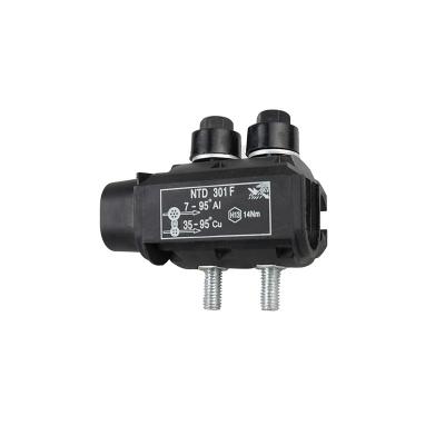 China Square Power NTD 301AF 2 Bolt 50-150 Mm Conductor Height Transition Between Bare Lines Piercing Connector for sale