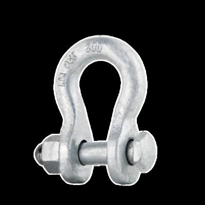 China Electrical Hot Galvanized Pipe Fitting U Arc Heavy Industry Pole Shackle for sale