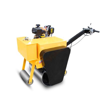 China Building Material Shops Double Wheel 0.3T 0.6T Small Single Roller Steel Wheel Steel Hydraulic Vibratory Road Compactor for sale