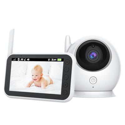 China Factory Wholesale Baby Monitor Music Player 4.3 Inch Screen Two Way Baby Camera Transceiver Monitor For Baby for sale