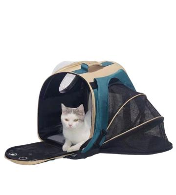 China Angel Cat Bag Dog Backpack Large Capacity Space Capsule Pet Trolley Case Cat Bag Out Portable Cats Pet Suitcase for sale