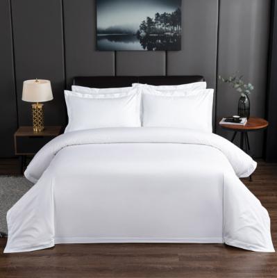 China Single Color Nondisposable Factory and Home Luxury Cotton Hotel Bedding Sheet Comforter Set for sale