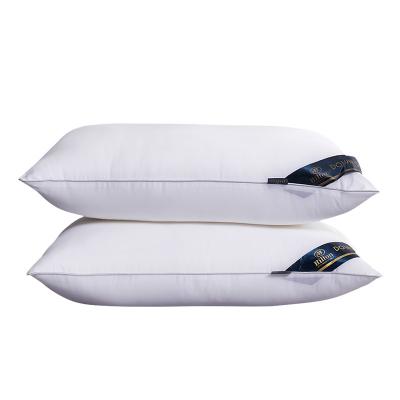 China Luxury Hotel Memory Collection Hotel Pillow Cover 1000g Anti-Static Cotton Sleep Pillow for sale