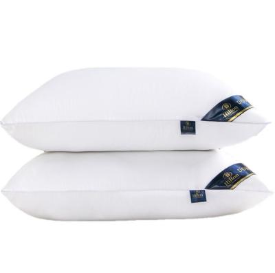 China Wholesale Hot Sale Hilton Neck Hotel And Home Soft White Luxury Pillow Nondisposable for sale