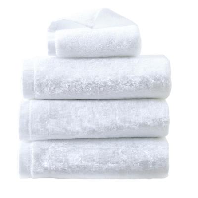 China 100% Cotton Hypoallergenic Plain Luxury White Large Hotel Bath Large Size Hand Towel for sale