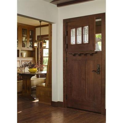 China Home Decoration Main Door Modern Pivot Wooden Doors For House Entrance Exterior Wooden Front Doors for sale