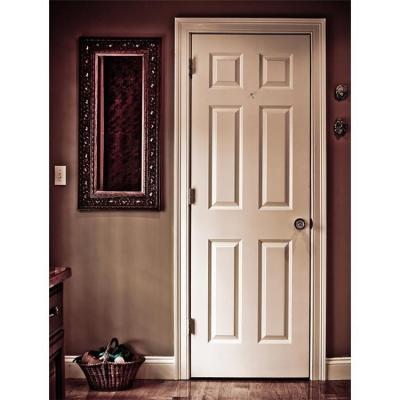 China Interior Modern Design Wooden Cheap White Primer Door Decoration Panel Wood Doors For Sale for sale