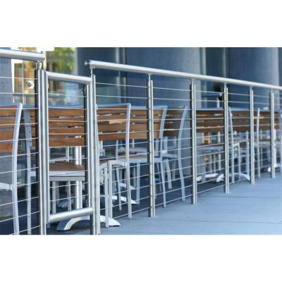 China Modern Quick Lock Fittings 316 Stainless Steel Flat Base Cable Railings With Turnbuckle for sale