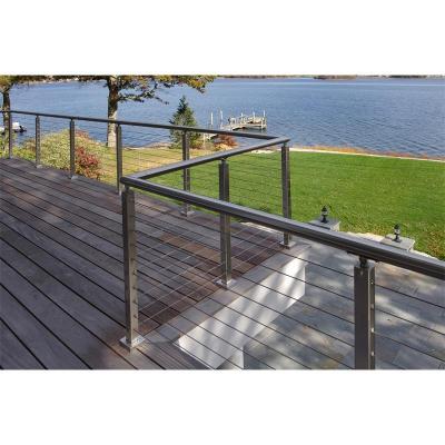 China Modern popular low cost galvanized steel platform /balcony cable rail systems for sale