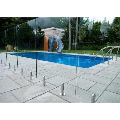 China 316 2205 Spit Square Frameless Glass Balustrade Modern Stainless Glass Railings for sale