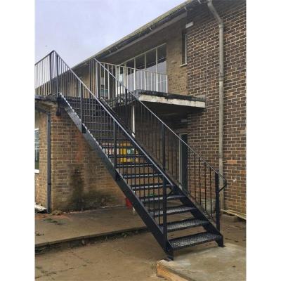 China Contemporary Galvanized Outdoor Industrial Carbon Steel Customized Staircase Designs for sale