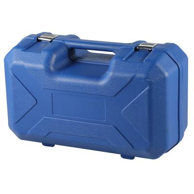 China Blue Car Tool Package Pe Customized Plastic Flip Top Waterproof Shockproof Outdoor Tool Carrying Case for sale