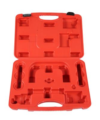 China Plastic Tool Box HDPE Towel Packing Tools and Storage OEM Portable Blow Molding Box for Warehouse Garage Repair Shop for sale