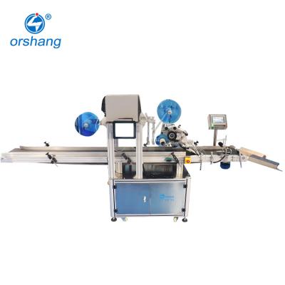 China Automatic Flat Type Food Suction Print And Apply Carton Box Labeling Machine for sale