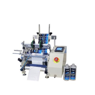 China Food Semi-automatic Wine Bottle Labeling Machine Water Bottle Round Bottle Labeling Machine for sale