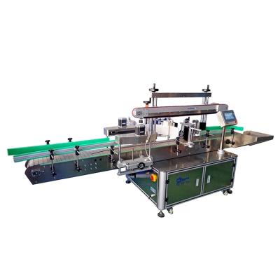 China automatic food single sided labeling machine flat bottle square bottle labeling machine for sale