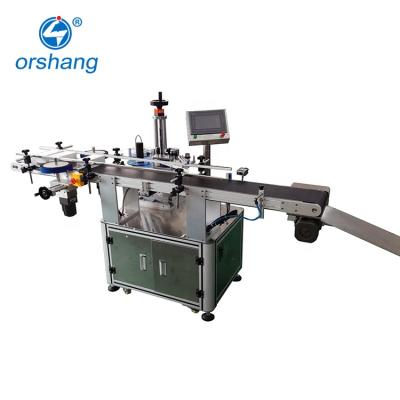 China 2021 Fully Automatic Food Side Labeling Sticker Machine+Scan code automited labeling machine for sale