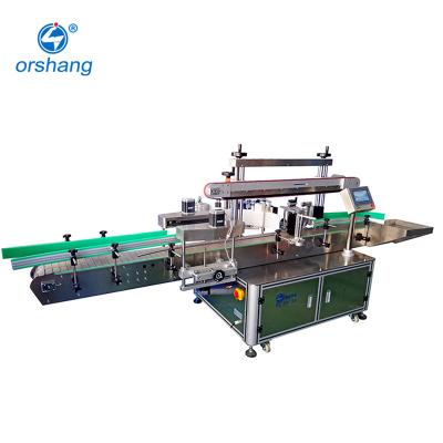 China Automatic Single Sided Oil Can Labeling Machine Food PLC Daily Chemical Control Bottle Labeling Machine for sale