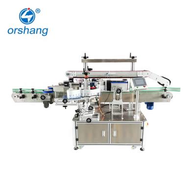 China Best Selling Food Square Bottle Flat Vial Automatic Labeling Machine Automatic Bottles Label Applicator for sale