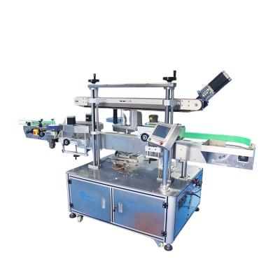 China Food Full Automatic Single Side Labeling Machine For Bottles Box Wine Bottle Flat Automatic Labeling Machine for sale