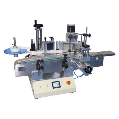 China Round Bottle Food Wine Desktop Automatic Labeling Machine Automatic Desktop Side Labeling Machine Labeling Machine for sale