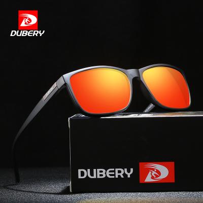 China Brand New CE DUBERY D529 Sunglasses Rectangle Driving Outdoor Sunglasses UV400 Polarized Sunglasses for sale